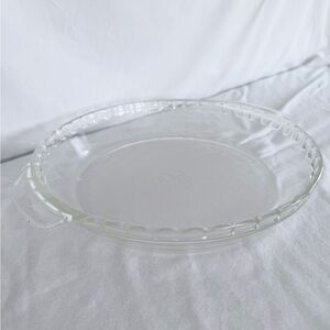 Vintage Fire King Anchor Hocking Glass Pie Plate